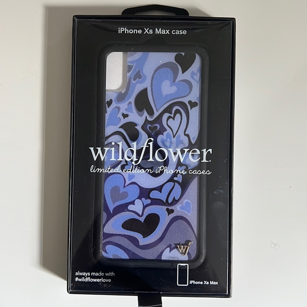 Salem Mitchell x Wildflower Purple iPhone XS Max Phone Case